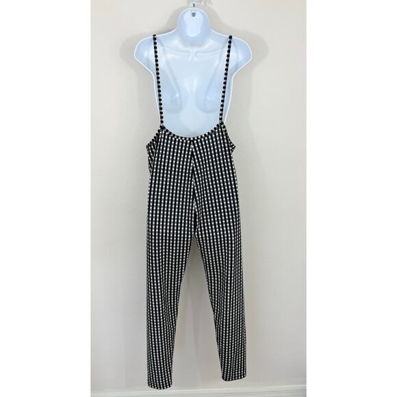 Shein Black & White Striped Spaghetti Strap Romper Jumpsuit Size XL - Picture 3 of 5